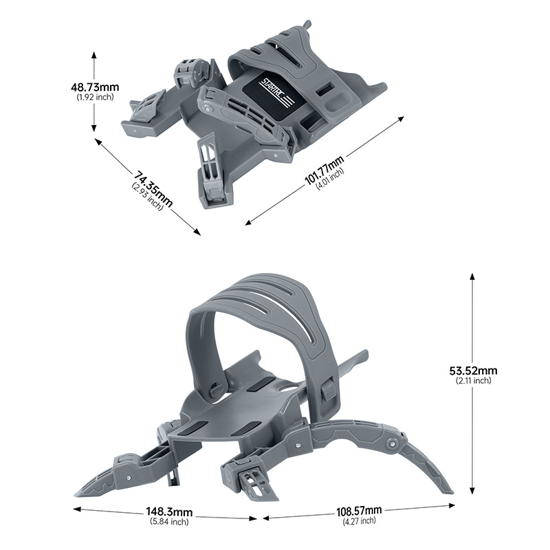 Foldable Landing Gear for DJI Mini 5 Pro – Shock-Absorbing Height Extender for Safe Takeoff & Landing