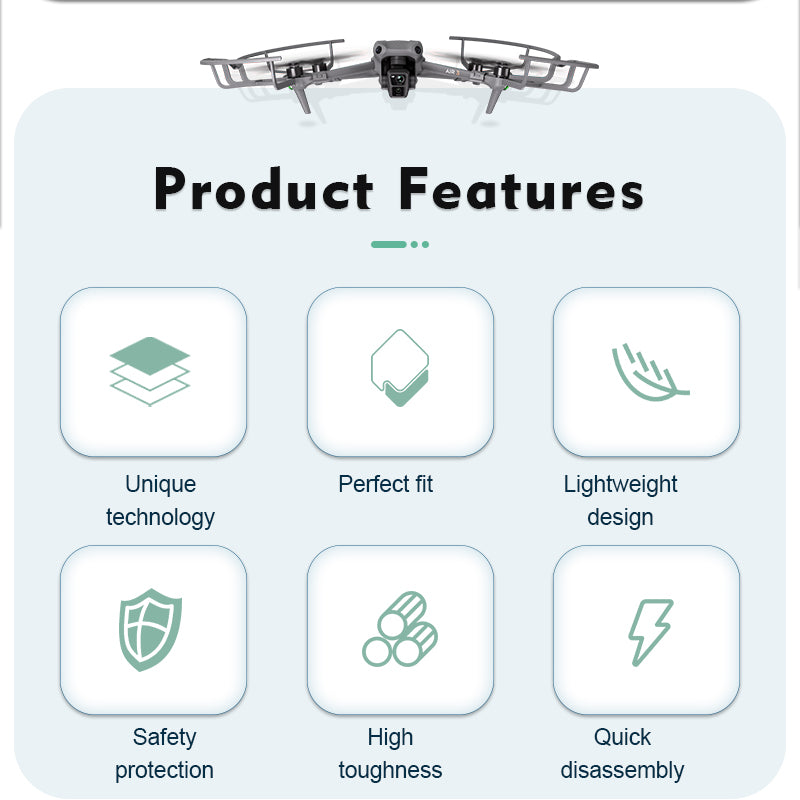 Propeller Guard for DJI Air 3 – 360° Protection, Anti-Collision Safety Frame, Lightweight & Easy Installation