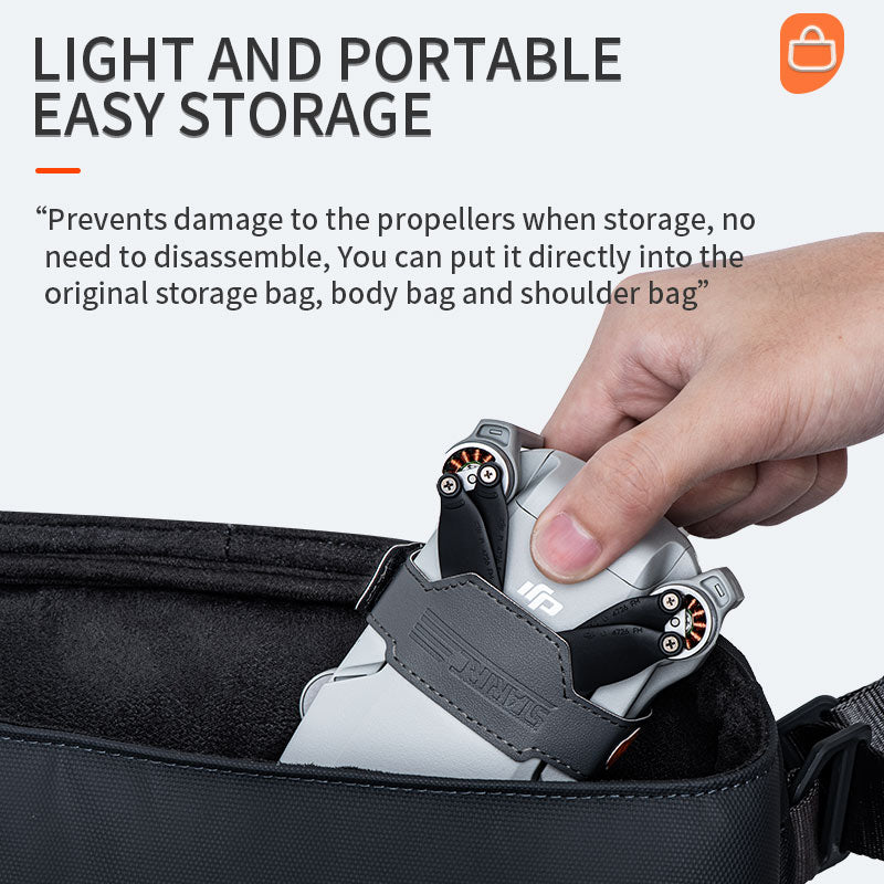 Propeller Holder Strap for DJI Mini 4K, Mini 2 SE & Mini 2 – Secure Blade Lock, Soft Protection, Travel-Ready Design