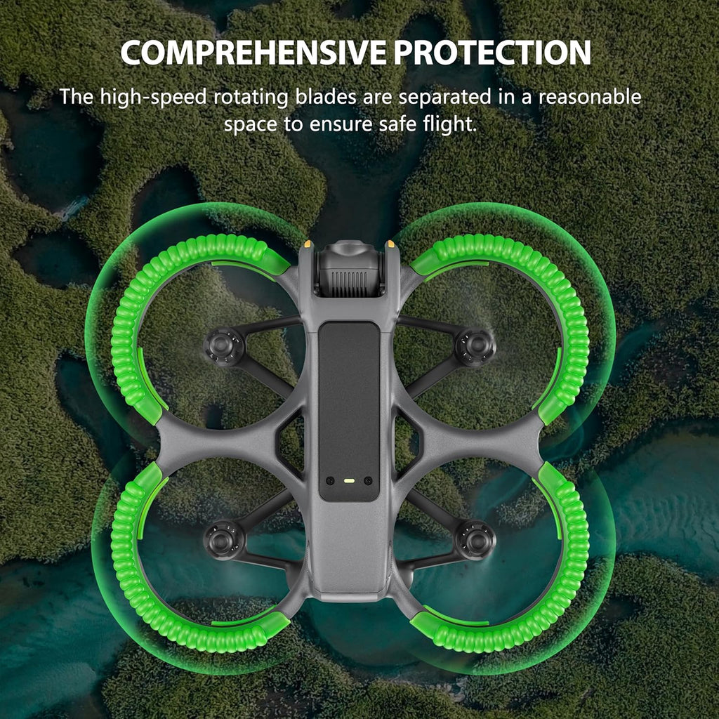 Propeller Guard for DJI Avata 2 – 360° Anti-Collision TPU Protection Ring, Shock-Absorbing & Lightweight