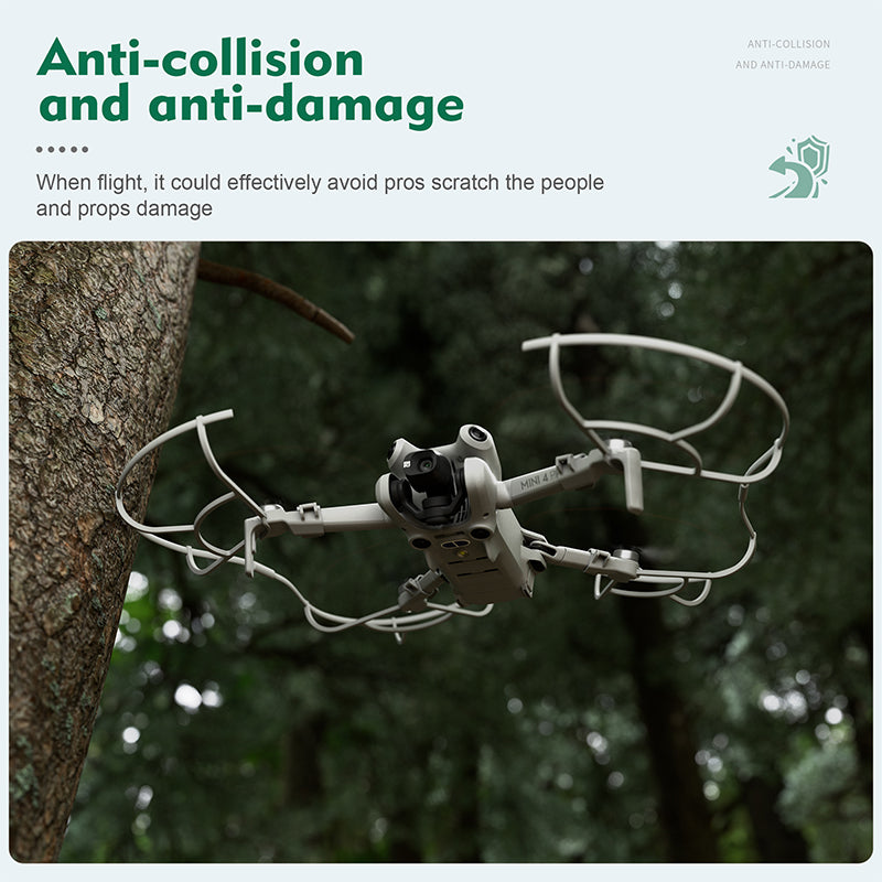 Propeller Guard for DJI Mini 4 Pro – Anti-Collision, Shock-Absorbing Safety Protector