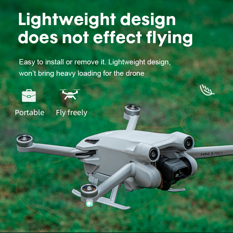 Foldable Landing Gear for DJI Mini 3 Pro – 21mm Height Extension for Safer Takeoff & Landing