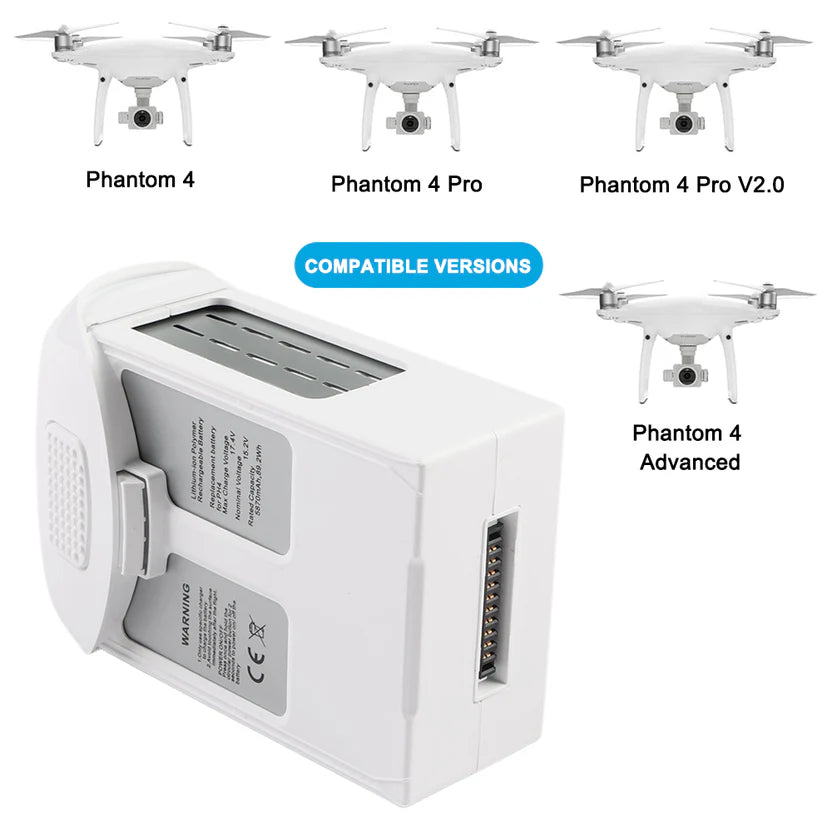 Phantom 4 Battery 5870mAh 15.2V High Capacity Replacement Battery