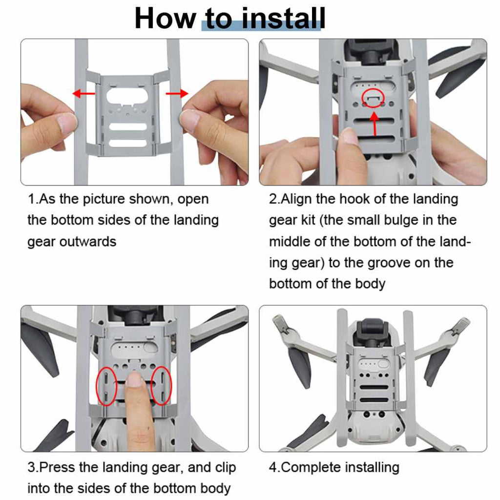 Extendable Landing Gear For DJI Mini 2/ Mini Se/ Mavic Mini