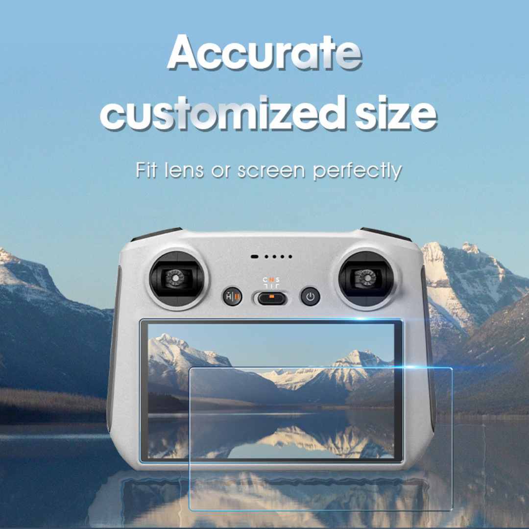 Tempered Glass Screen Protective Film for DJI RC and DJI RC 2 Remote Controller